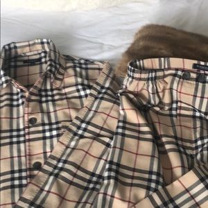 Burberry London Mens/unisex pajamas top and bottom